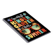 Afstuderen Hallo Vaarwel Kleuterschool Notitieboek (Rechterzijde)