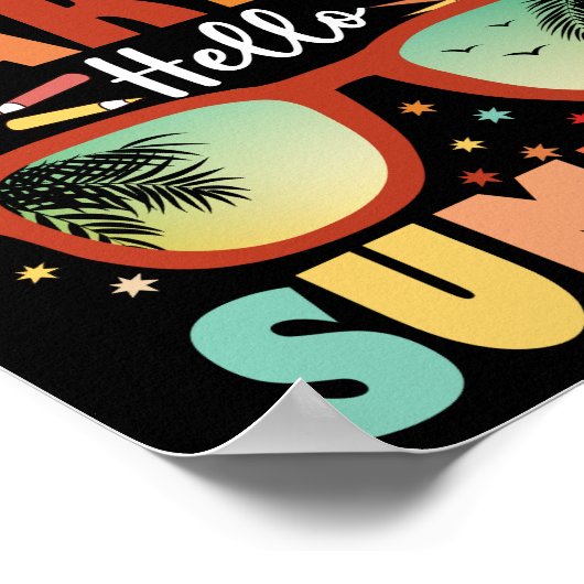 Afstuderen Hallo Vaarwel Kleuterschool Poster (Hoek)