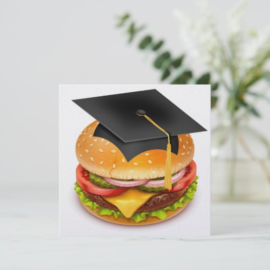 Afstuderen Hamburger Kaart (Staand voorkant)