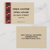 Afstuderen Hand-out Contactkaartje (Voorkant / Achterkant)