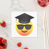 Afstuderen Happy Sunglasses Emoji Party Servetten (Insitu)