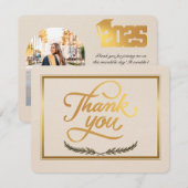 Afstuderen Hartelijk dank Bedankkaart (Voorkant / Achterkant)