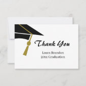 Afstuderen Hartelijk dank Bedankkaart (Voorkant)