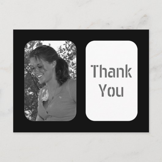 Afstuderen Hartelijk dank Briefkaart (Voorkant)