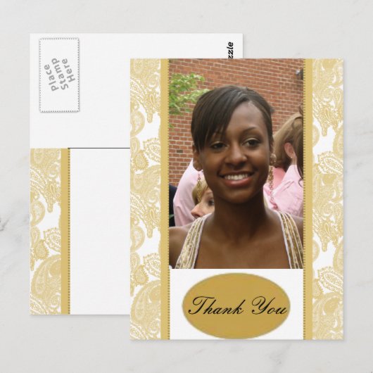 Afstuderen Hartelijk dank Briefkaart (Voorkant / Achterkant)