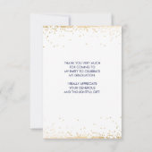 Afstuderen Hartelijk dank - Foto, bericht Kaart (Achterkant)