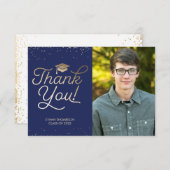 Afstuderen Hartelijk dank - Foto, bericht Kaart (Voorkant / Achterkant)