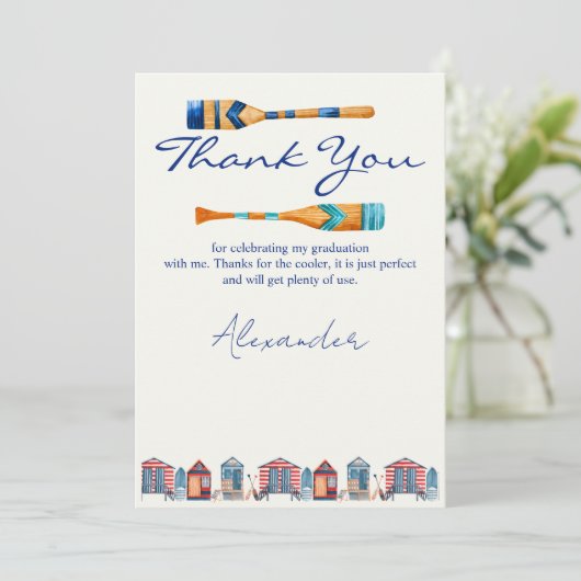 Afstuderen Hartelijk dank Kaart (Staand voorkant)