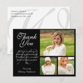  Afstuderen - Hartelijk dank - Kaart 3 Foto's (Voorkant / Achterkant)