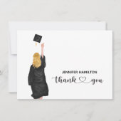 Afstuderen Hartelijk dank Notitiekaartje (Voorkant)