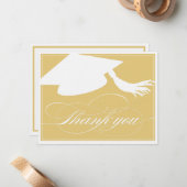 Afstuderen - Hartelijk dank - Vaste notitiekaart | Notitiekaartje (Voorkant / Achterkant in situ)