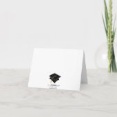 Afstuderen Hartelijk dank voor uw creditcard Diplo Bedankkaart (Achterkant)