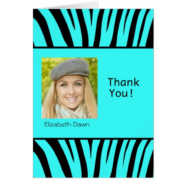 Afstuderen Hartelijk dank Zebra (Voorkant)