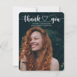 Afstuderen Hartscript - Hartelijk dank Kaart