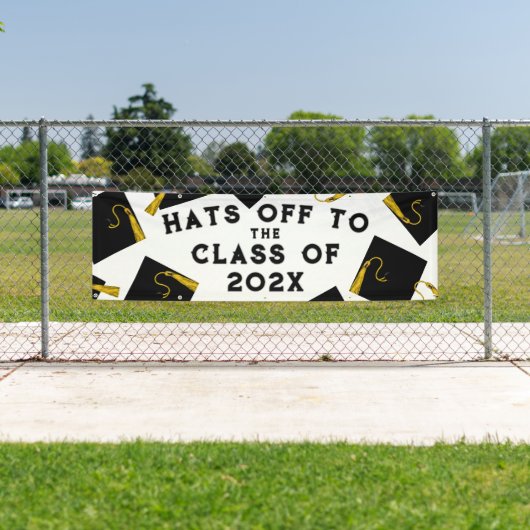 Afstuderen hecht hogere klasse spandoek (Insitu)