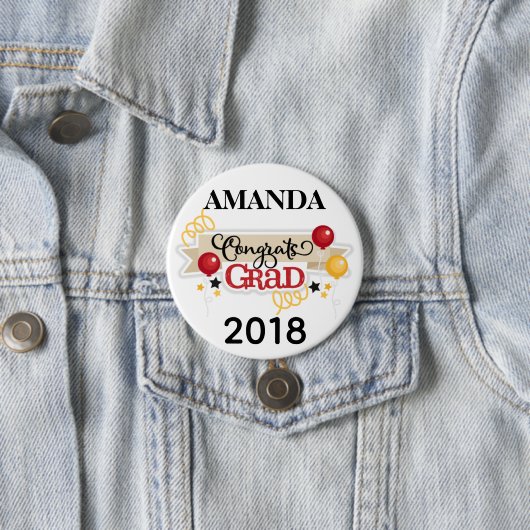 Afstuderen herberging groot, 3-inch ronde Button (In situ)