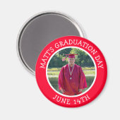 Afstuderen Herinneringen Persoonlijke foto Magnet (Voorkant / Achterkant)