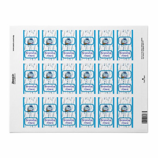 Afstuderen Hershey Miniatuur Snoep Wrapper Labels (Full Sheet)