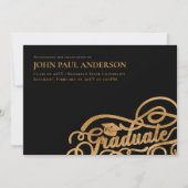 Afstuderen het Afstudeerder van het Afstuderen van Aankondiging (Voorkant)