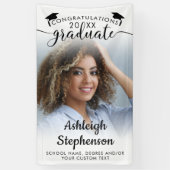 Afstuderen het Afstudeerder van het Manuscript van Spandoek (Verticaal)