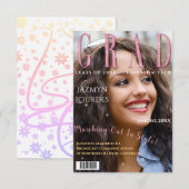 Afstuderen het Afstuderen van de Foto van het Hoes (Voorkant / Achterkant)