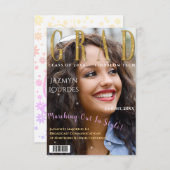 Afstuderen het Afstuderen van de Foto van het Hoes (Voorkant / Achterkant)