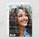 Afstuderen het Afstuderen van de Foto van het Hoes Aankondiging (Voorkant / Achterkant)