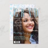 Afstuderen het Afstuderen van de Foto van het Hoes Kaart (Voorkant / Achterkant)