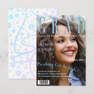 Afstuderen het Afstuderen van de Foto van het Hoes Kaart