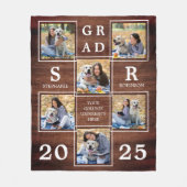 Afstuderen het Afstuderen van Keepomwille Unieke F Fleece Deken (Voorkant)