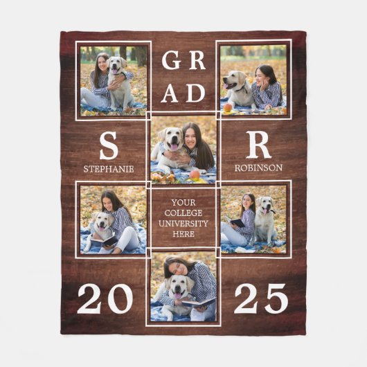 Afstuderen het Afstuderen van Keepomwille Unieke F Fleece Deken (Voorkant)