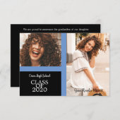 Afstuderen het Eenvoudige Afstuderen van Twee Foto (Voorkant / Achterkant)