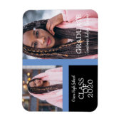 Afstuderen het Eenvoudige Afstuderen van Twee Foto Magneet (Verticaal)