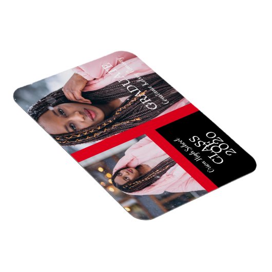 Afstuderen het Eenvoudige Afstuderen van Twee Foto Magneet (Rechterzijde)