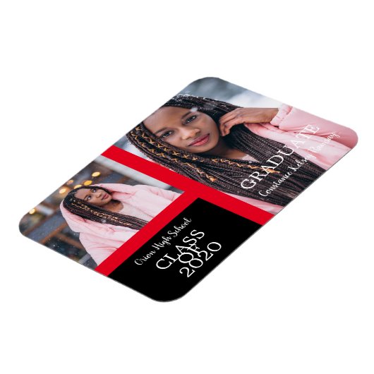 Afstuderen het Eenvoudige Afstuderen van Twee Foto Magneet (Linkerzijde)