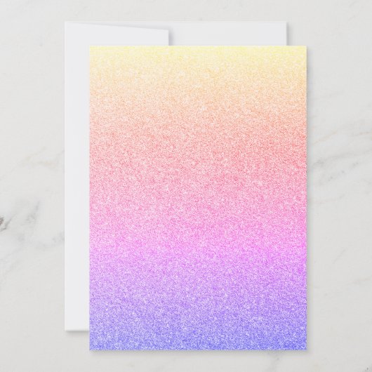 Afstuderen het girale moderne afstuderen voor midd aankondiging (Achterkant)