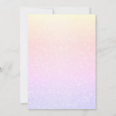 Afstuderen het girale moderne afstuderen voor midd aankondiging (Achterkant)