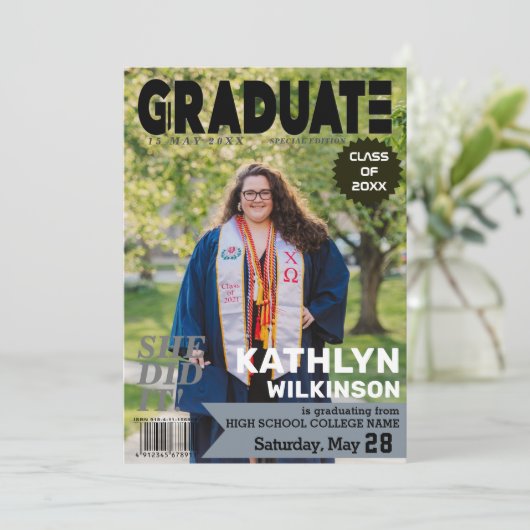 AFSTUDEREN het Hoesje van het Tijdschrift Stijl 5  Kaart (Staand voorkant)