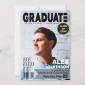 AFSTUDEREN het Hoesje van het Tijdschrift Stijl Ch Aankondiging (Voorkant)