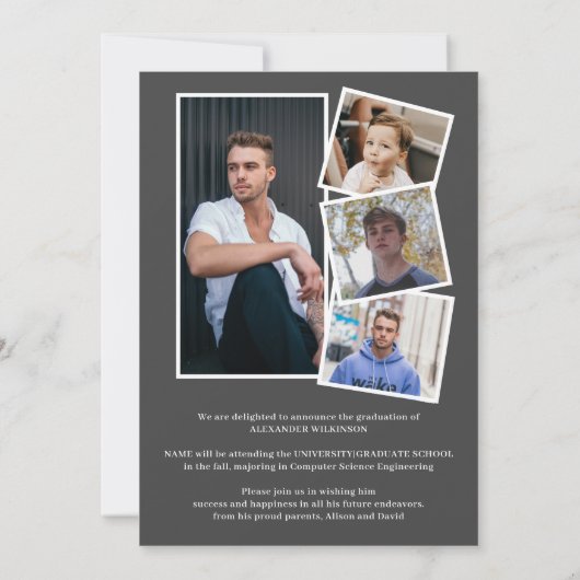 AFSTUDEREN het Hoesje van het Tijdschrift Stijl Ch Aankondiging (Achterkant)