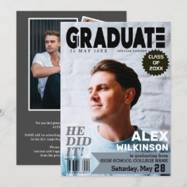 AFSTUDEREN het Hoesje van het Tijdschrift Stijl Ch Aankondiging