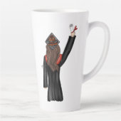 Afstuderen het houden van een Diploma Illustratie Latte Mok (Rechts)