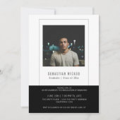 Afstuderen het Malplaatje van de Foto Gepersonalis Kaart (Voorkant)