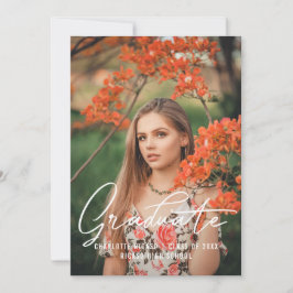 Afstuderen het Malplaatje van de Foto Gepersonalis Kaart