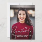 Afstuderen het Malplaatje van de Foto Gepersonalis Kaart (Voorkant)