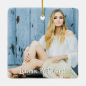 Afstuderen het Manuscript 2 van de Fotosterren Zwa Keramisch Ornament (Achterkant)