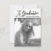 Afstuderen het Manuscript Verticaal - 3x5 Afstuder Kaart (Voorkant)