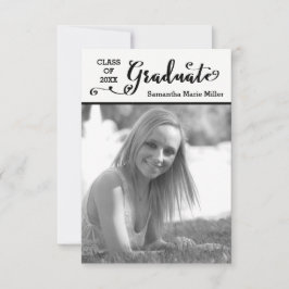 Afstuderen het Manuscript Verticaal - 3x5 Afstuder Kaart