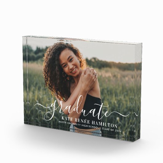 Afstuderen het Moderne Afstuderen van het Witte Ma Fotoblokken (Rechts)