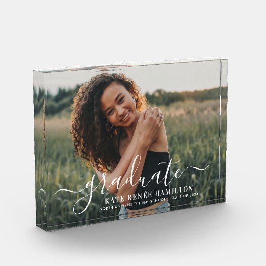 Afstuderen het Moderne Afstuderen van het Witte Ma Fotoblokken (Links)